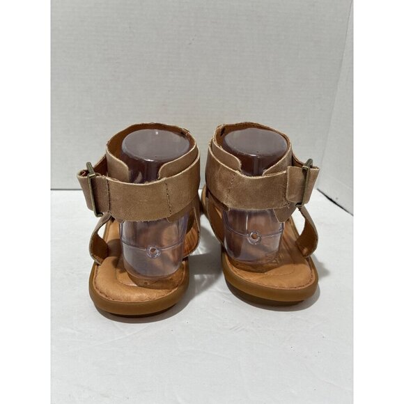 Born Marlowe leather gladiator Womens sandals natural or light brown size 9 - Picture 3 of 6